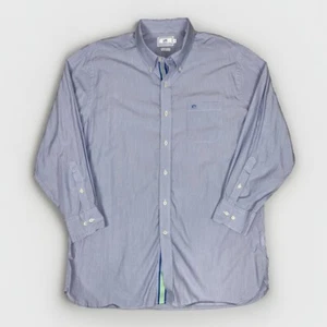 Southern Tide Men's XL Classic Fit Blue Striped Long Sleeve Button Down Shirt - Imagen 1 de 9