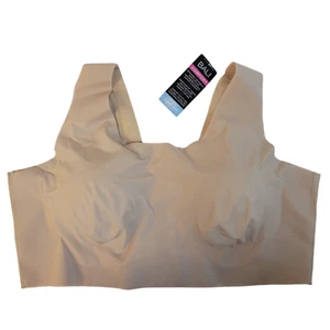Sujetador BALI Mujer Sin Alambres Fresco Cómodo Tela DFQ491 Beige Talla 3XL Nuevo - Imagen 1 de 8