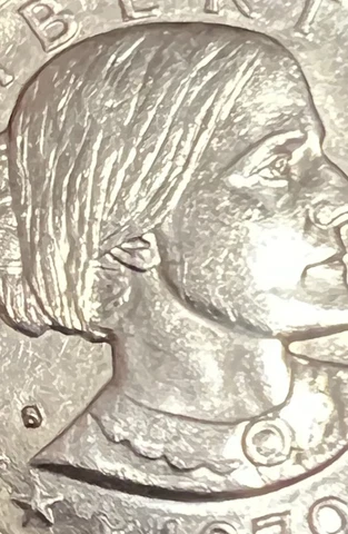 1979 susan b anthony one dollar coin. Blob S Mint Mark Cover
