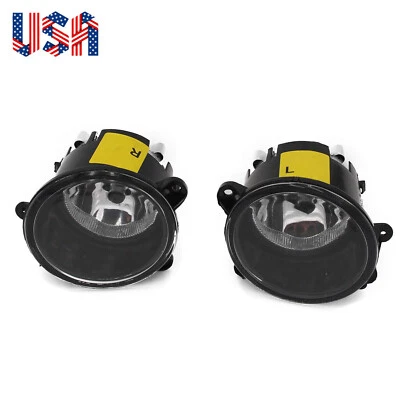 LH & RH Fog Light Lamp Set Fit for Land Rover Range Rover Sport LR3 Discovery II - Image 1 of 4