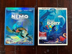 FINDING NEMO + FINDING DORY Blu-Ray +DVD+Digital Disney Pixar 2-Movie Collection - Picture 1 of 10