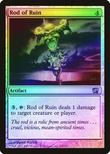 Rod of Ruin FOIL 8th Edition NM Artifact Uncommon MAGIC MTG CARD ABUGames