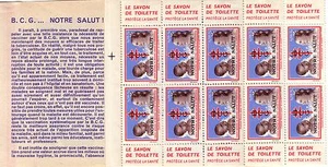 FRANKREICH - 1958 - ANTI-TUBERKULOSE-HEFT - 28. NATIONALE KAMPAGNE - KOMPLETT MIT - Bild 1 von 2