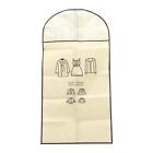 Insect Prevention Dust Cover Non-Woven Fabric Storage Bag Hanging Pockets  Home