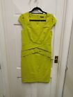 Roman Size 14 Lime Green Fitted Shift Dress