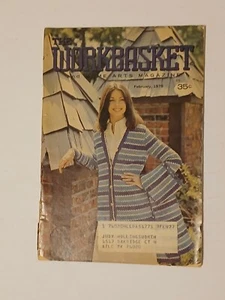 The Workbasket Magazine February 1975 Knit Cap and Muffler Set - Picture 1 of 1