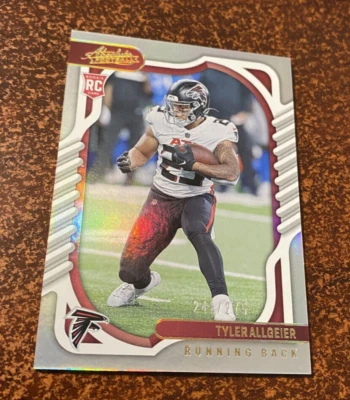 2022 Absolute Spectrum TYLER ALLGEIER #'d /275 " SILVER " Rookie RC SP FALCONS - Image 1 of 2