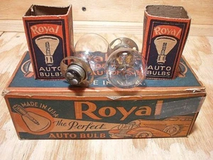 1936 1937 1938 1939 Chrysler Dodge Hudson Nash headlight bulbs Royal #2331 NOS! - Bild 1 von 2