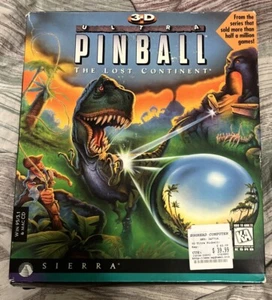 3D Ultra Pinball The Lost Continent PC Vintage 1997 Big Box Ultra Rare Classic - Picture 1 of 7