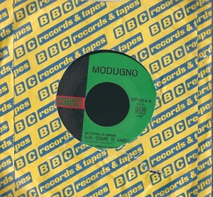 DISCO 45 GIRI DOMENICO MODUGNO – DIO, COME TI AMO / IO DI PIÙ §§§ - Foto 1 di 2
