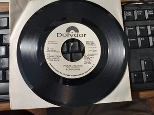 Rare PROMO- Elton John/Tina Turner Pinball Wizard/Acid Queen 45 RPM Vinyl - Mint - Picture 1 of 2