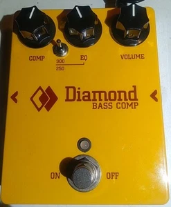 Diamond Pedals Bass Comp/EQ Pedale per chitarra effetto compressore con adattatore LN - Foto 1 di 6