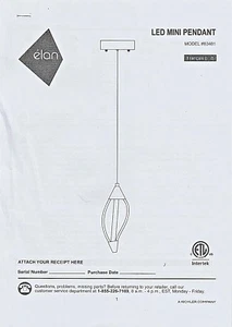 Elan 83481 Meridian LED weiß Mini Pendelleuchte KOSTENLOSER VERSAND INKLUSIVE - Bild 1 von 1