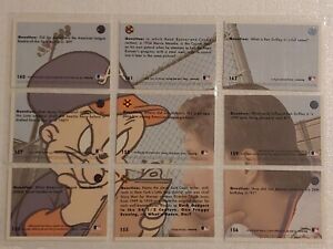 1992 UPPER DECK -LOONEY TUNES - "EVERY DUCK HAS HIS DAY" 9 CARD SET COMIC BALL 