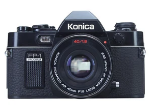 Konica FP-1 Program Lens Konica Hexanon AR 40mm F 1.8 (Réf#K-888) - Foto 1 di 14