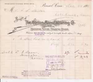Recibo de fabricación Horton vintage 28 de marzo de 1898 firmado T S Skilton & Sons! - Imagen 1 de 1