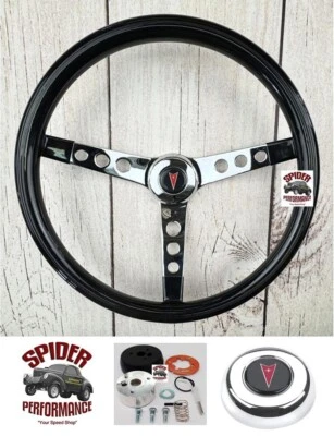 1964-1966 Pontiac steering wheel 15" HIGH GLOSS — 第 1/4 张图片