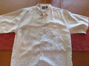 Stylish Button Down SOLO Originals ~ Made in Nepal ~ XL Polynosic / Polyester - Picture 1 of 4