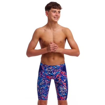 Funky Trunks Boys Mad Cat Eco Training Jammer Swimwear, Boys Swimsuit - Bild 1 von 4