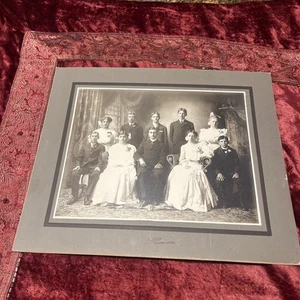 Young Teen Girls & Boys Formally Dressed antique photo Olympia Washington State - Picture 1 of 22