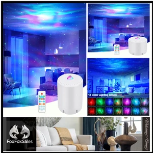 LED Sternenprojektor | Fernbedienung | Timerfunktion - Bild 1 von 8