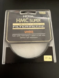 NOS Hoya HMC MULTI-COATED 77mm Filter UV (0) new in case NEW OLD STOCK - Picture 1 of 3