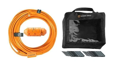 Tether Tools TetherBoost Pro USB-C Right Angle Cable System 31 ft. (9.4m)... - Image 1 of 4