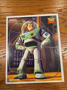Vintage Toy Story 1995 Playskool Buzz Lightyear 7-Piece Wooden Puzzle - Picture 1 of 5