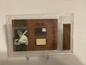 2004 PLAYOFF PRIME CUTS MLB ICONS M”THURMAN MUNSON GAME-USED PATCH/BAT SSP# 1/19 - Picture 1 of 11