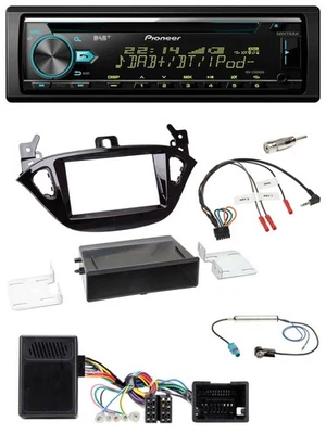 Pioneer DAB Lenkrad CD USB Bluetooth Autoradio für Opel Adam ab 2013 Corsa E Abl - Bild 1 von 4