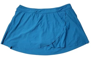 Anne Cole Limited Edition Damen Mid-Rise Schwimmrock Gr. XL Türkis Neu mit Etikett - Bild 1 von 3
