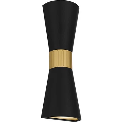 Quoizel DEX8407MBK CAJA ABIERTA Dexter Luz de Pared Exterior Negro Mate Foto 1 de 4