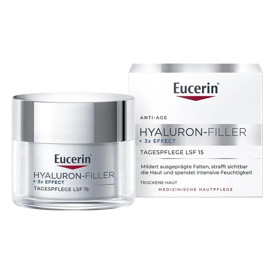 🔥Eucerin Hyaluron-Filler Tagescreme für trockene Haut mit LSF 15 50 ml 07608420 - Bild 1 von 1
