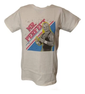 Camiseta blanca ligera Mr Perfect Curt Hennig Legends para hombre Foto 1 de 3