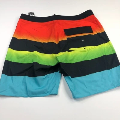 Rip Curl NEW 38 (Fit 38W) Surf Swim Board Trunk Multicolor Abstract 8.5" Shorts - Image 1 of 4