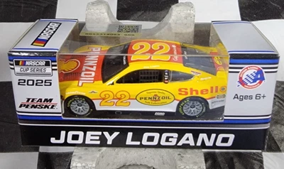 Mustang #22 Shel-Pennzoil Throwback 1/64 C222565SHDJL Joey Logano 2025 Foto 1 de 4
