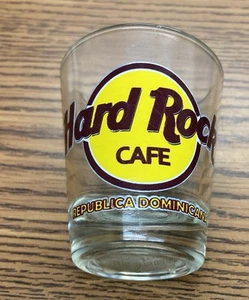 SEHR SELTENES Hard Rock Cafe Schnapsglas - Republica Dominicana - kurz 2,25" - Bild 1 von 7