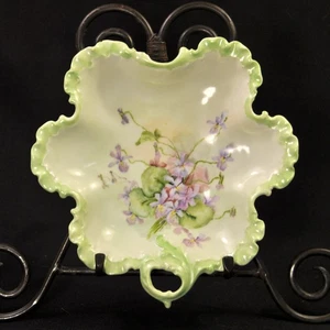 RC Rosenthal Leckerbissen Schmuck Tablett Schale BonBon Monbijou Form handbemalt 1898-1906 - Bild 1 von 16