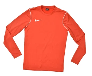 Nike Dri-FIT Men's Red Long Sleeve Training Shirt Long Sleeve Size L Polyester - Picture 1 of 8