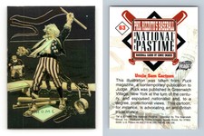 Uncle Sam Cartoon #63 Phil Rizzuto's Baseball 1995 Comic Images Trading Card