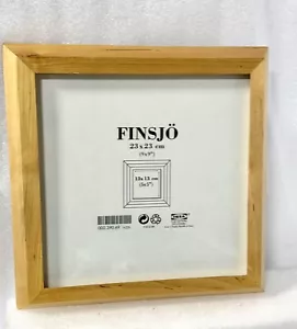 IKEA Finsjo Frame 9” Square Light Wood EUC - Picture 1 of 8