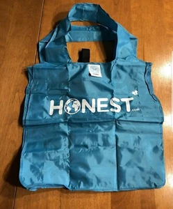 Honest Company Reusable Polyester Shopping Tote Earth Day Limited Ed Blue 50lb C - Picture 1 of 4