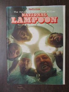 NATIONAL LAMPOON MAGAZIN MAI 1975 MEDICINE NATION;S NUMBER ONE KILLER OHNE ETIKETT - Bild 1 von 2