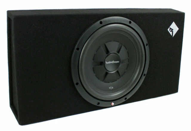 Rockford Fosgate R2S-1X12 12 inch 500W Enclosed Powered with Subwoofer Amplifier Kit