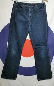 Women's Rare Levi 565 Straight Leg Jeans No Waistband Indigo W31" L33" BX22 - Picture 1 of 9