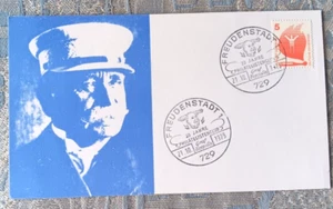 GERMANY FREUDENSTADT GRAF ZEPPELIN 1973 CARD ZEPP CANCEL FIRE &  MATCHES STAMP - Picture 1 of 1