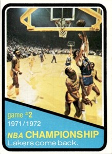 1972 Topps #155 NBA Playoffs Game 2 Great!