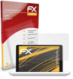 atFoliX 2x film de protection d'écran pour poche GPD 2 mat et antichoc - Photo 1/8