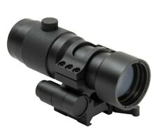 NcSTAR 3X Magnifier w/ Flip to Side Quick Release Mount for Red-Dot Optics BLK~
