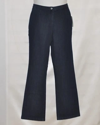 Linea by Louis Dell'Olio Regular Stretch Denim Boot Leg Pants Size 8 Indigo - Image 1 of 2